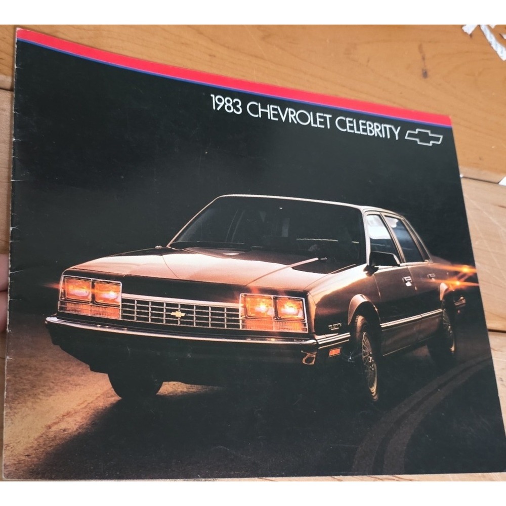 1983 Chevrolet Celebrity Sales Brochure Catalog‎ Vintage Chevy GM Specs 4204
